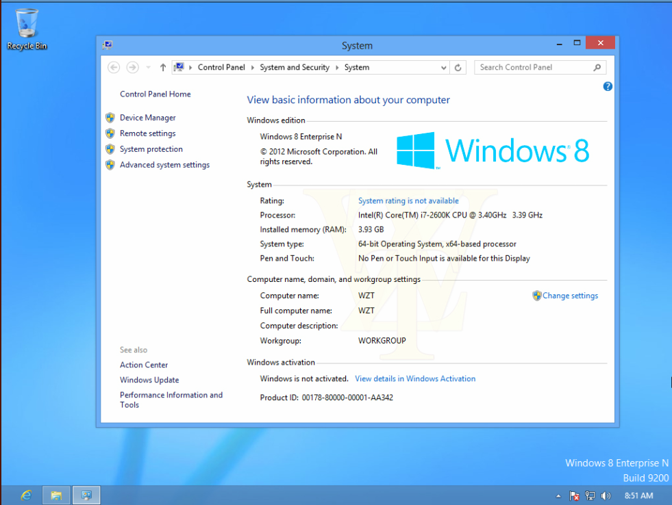 Windows 8 Pro Build 9200 Iso